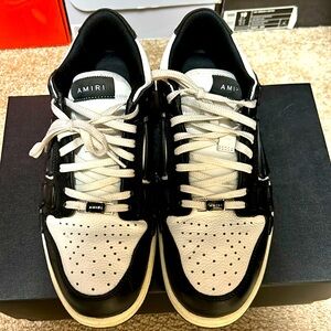 Amiri Black and White Men's Sneakers